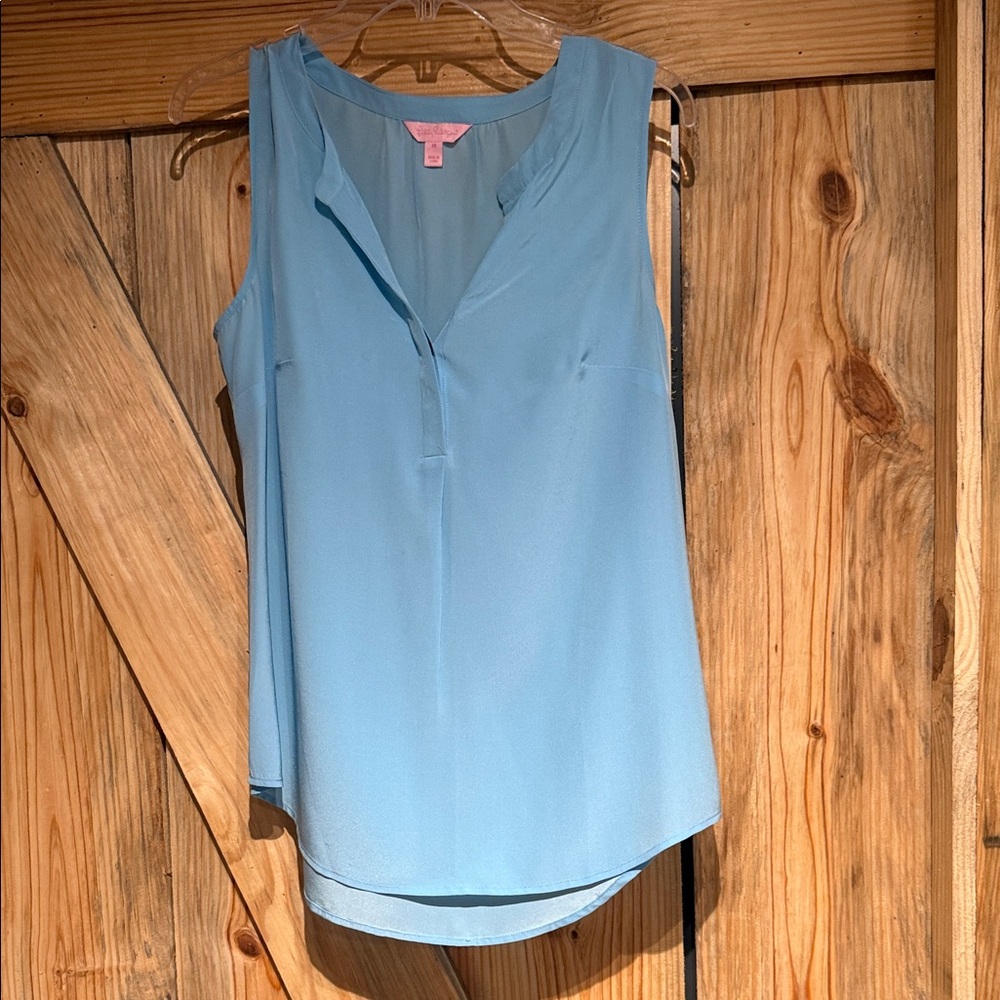 Lilly Pulitzer Blue Blouse